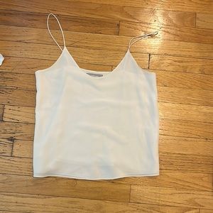 Everlane Cream Silk Tank Top Size 4